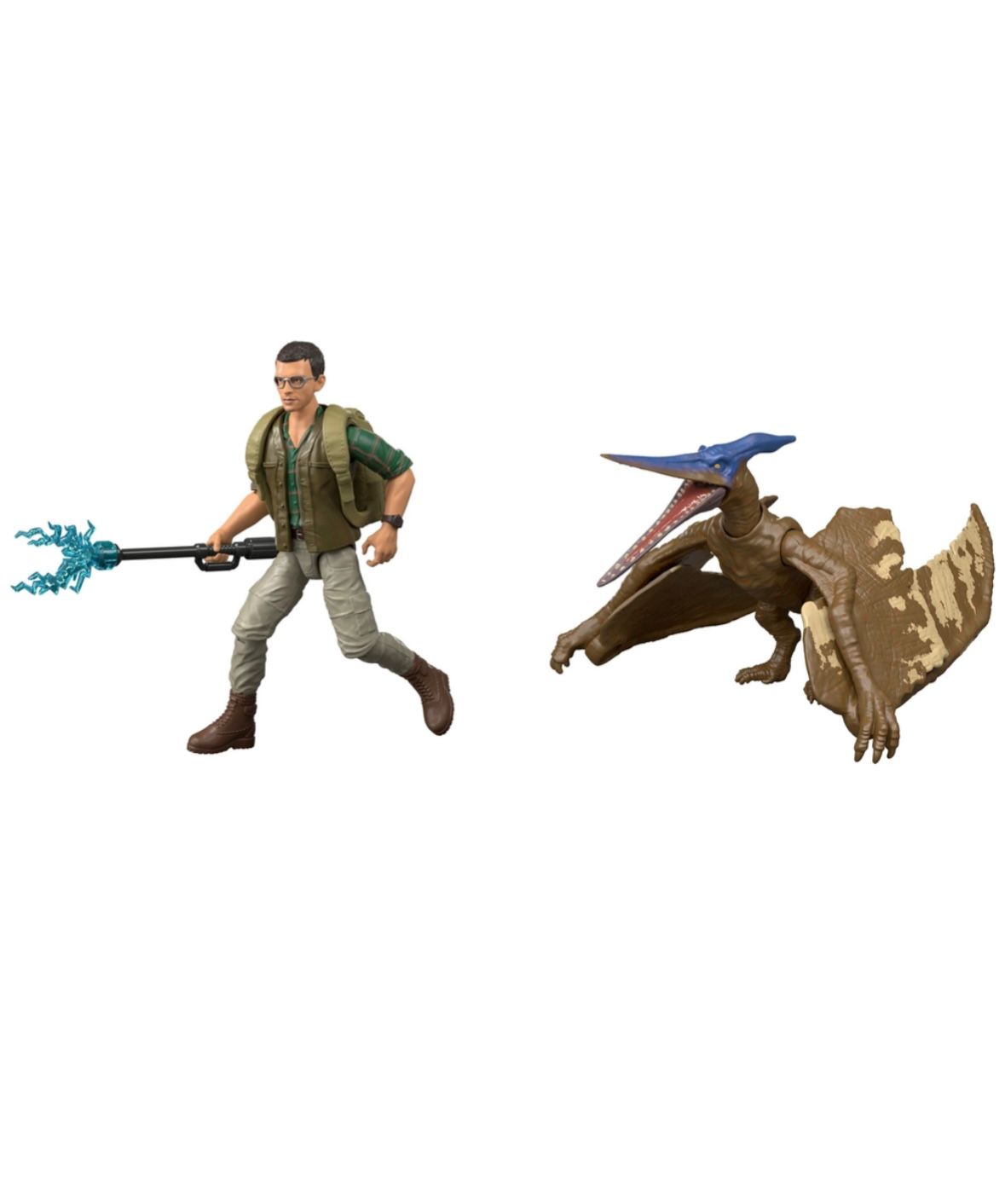 Jurassic World Rebirth - Dr. Henry & Pteranodon Figure