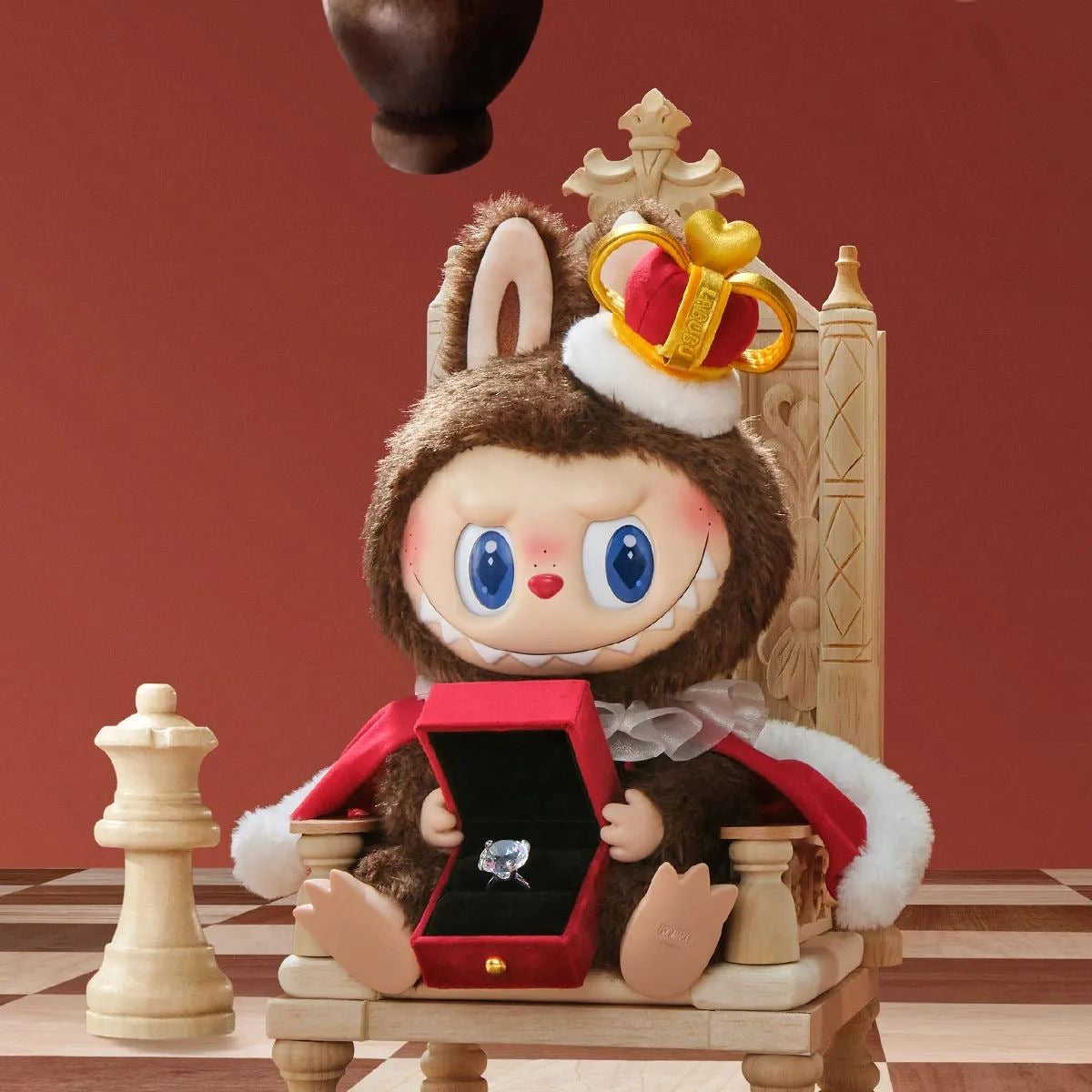 Big Labubu - THE MONSTERS Let's Checkmate Series- Vinyl Plush Doll