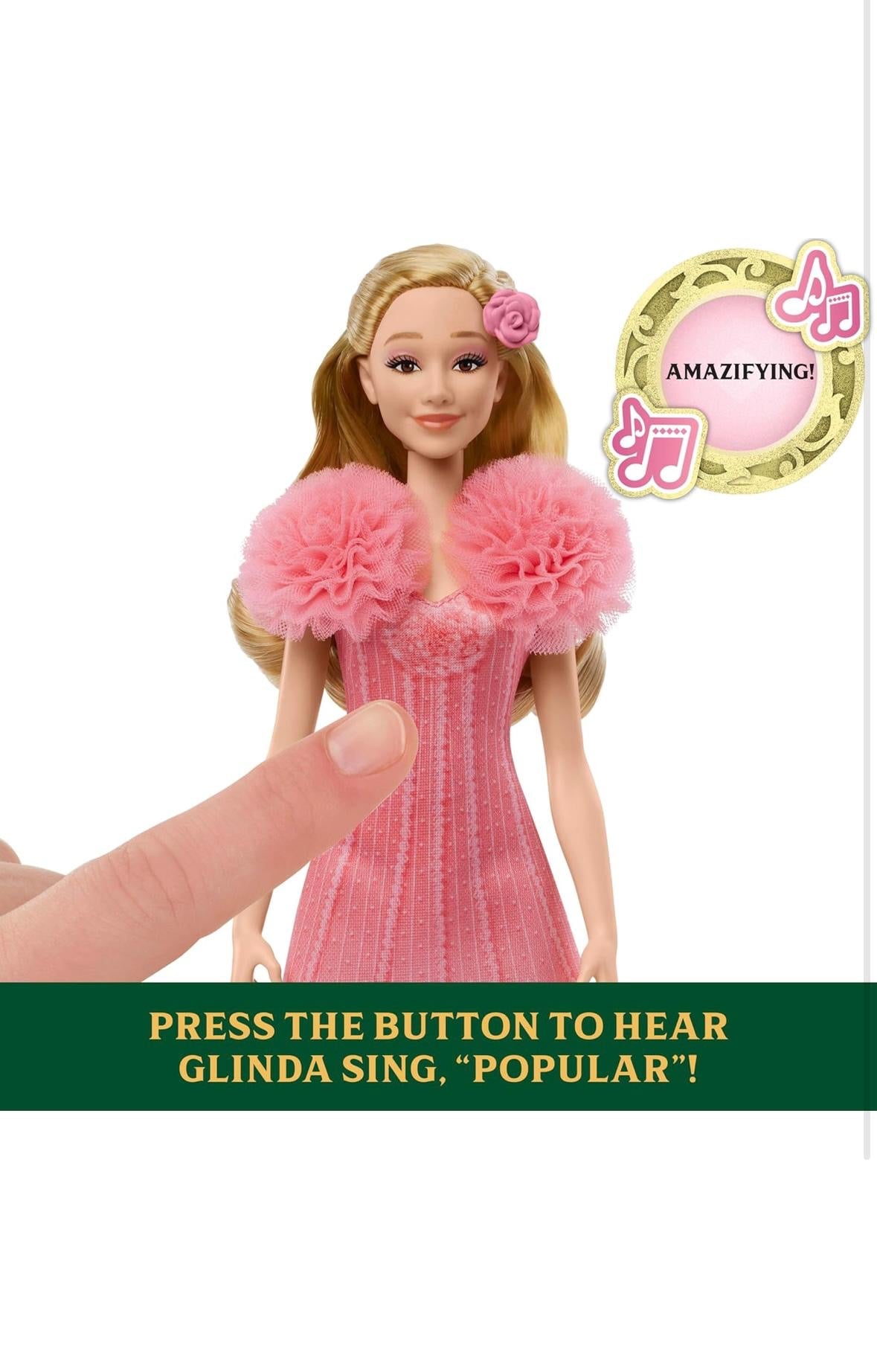 Wicked Movie Glinda Singing Doll