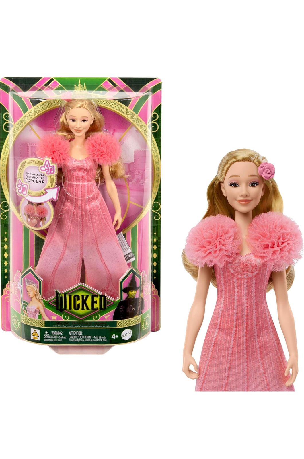 Wicked Movie Glinda Singing Doll