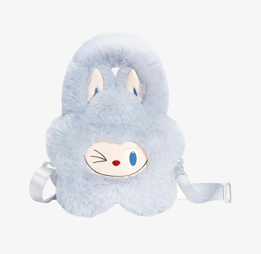 Labubu Tote Plush Bag - Blue