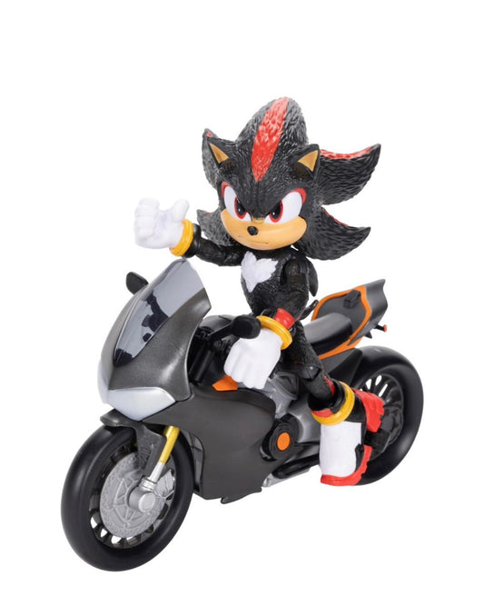 Sonic 3 Movie Figure - Shadow with Bike